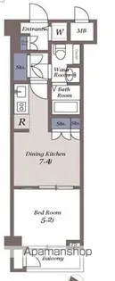 ドゥーエ参宮橋【4階】の間取り