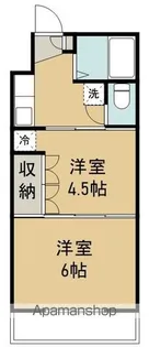 イーグルハイツ銀杏町【4階】の間取り