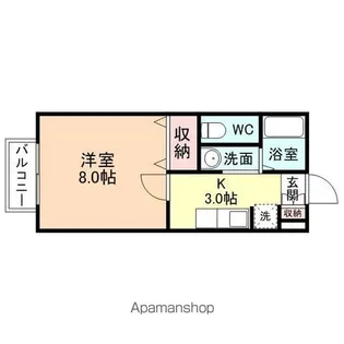 あさひハイツ【202号室】の間取り