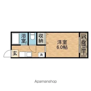 ウィンヒル上郡Ⅱ【2階】の間取り