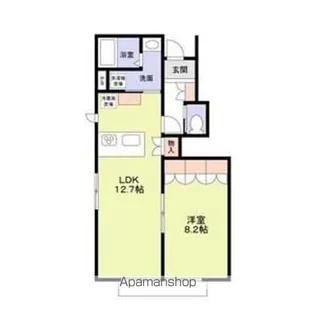 東京都練馬区南大泉5丁目【アパート】の間取り