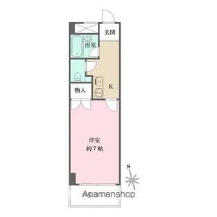 服部マンション【3階】の間取り