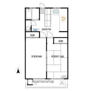 松栄大宮マンション【507号室】の間取り