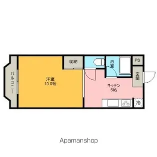 ア・ラ・モードS【201号室】の間取り