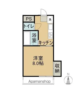 フェニックス北末広【2G号室】の間取り