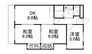 中善ハイツ【506号室】の間取り