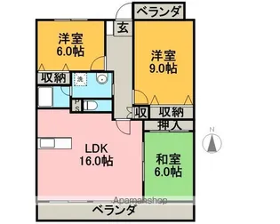 マーブル七番館【5階】の間取り