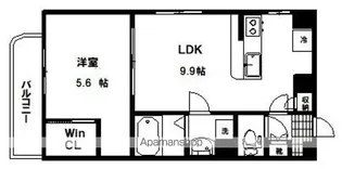 ティンクホーム【3階】の間取り