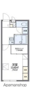 レオパレスシェルコート【1階】の間取り