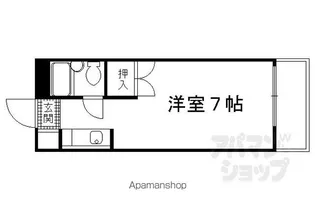 ロイヤルハイツ八洲III【408号室】の間取り