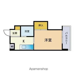 プレアール対馬小路【602号室】の間取り