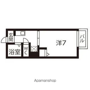 ドーミー上社【2階】の間取り