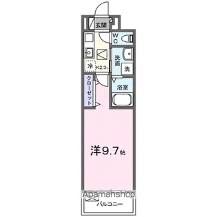 グランシュテル【1階】の間取り
