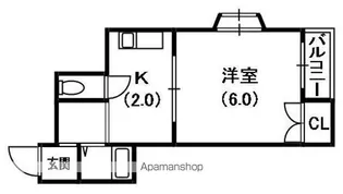 ラルミエール【2階】の間取り