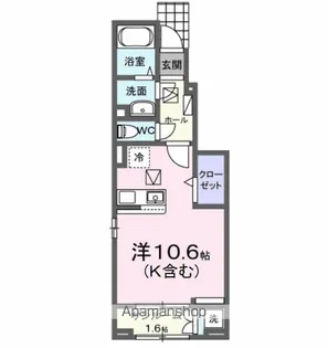 エナールSI【1階】の間取り