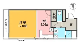 ドリームハウスⅢ【6階】の間取り