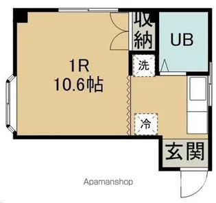 ピーランド【203★号室】の間取り