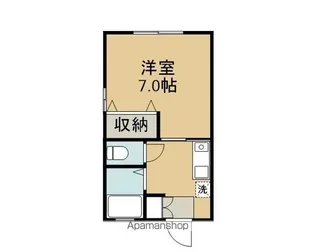 VILA西下台【101号室】の間取り