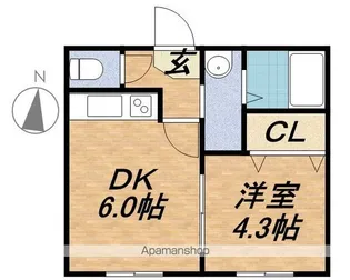 ルーチェ【3階】の間取り