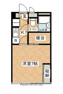 TUTUMI【206号室】の間取り