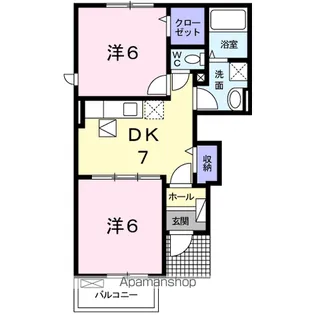 グレイスC【1階】の間取り