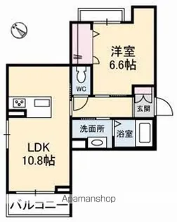 シャーメゾンアレーズⅡ【3階】の間取り