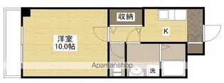 ティニーMATSUYAMA【8階】の間取り