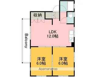 栄能マンション【4階】の間取り