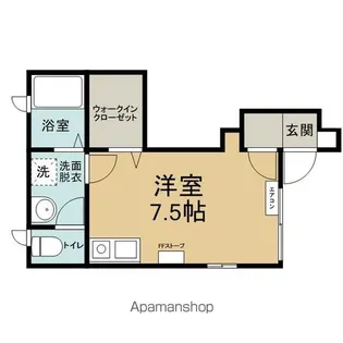 ベルアヴェニュKOSAKA【101号室】の間取り