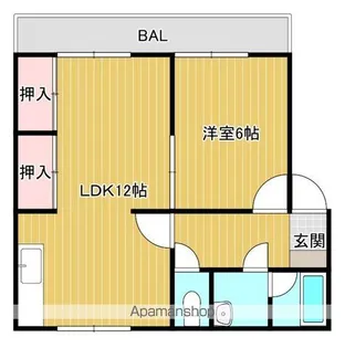 ミサキビル【303号室】の間取り