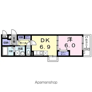 ラ・ルーチェ【3階】の間取り