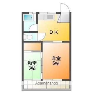 富士見荘【1階】の間取り