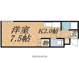 プラザイン桑園【1階】の間取り
