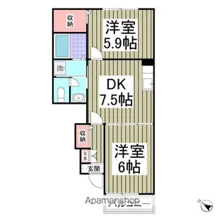 ビバリーヒルズT&Y【1階】の間取り