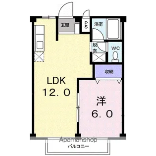ハミングバードC【2階】の間取り