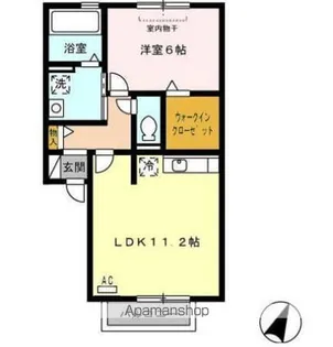 タスカータソルテB【2階】の間取り