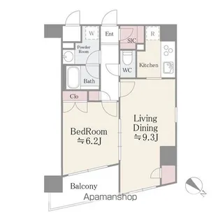 ステラメゾン茗荷谷【6階】の間取り