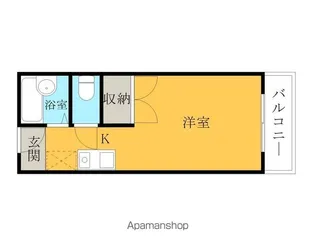 クリスタ久米田【2階】の間取り