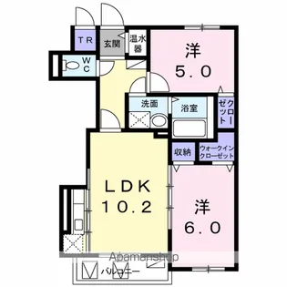 グランドコモンズⅡ【4階】の間取り