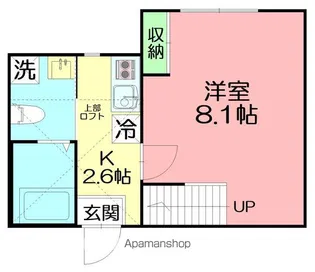アンベリール【1階】の間取り