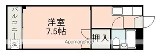 麻生嶋第1ハイツ【4階】の間取り