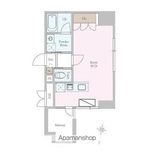 カスタリア大町【2階】の間取り