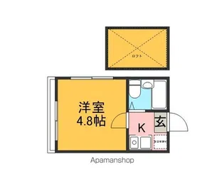シャンテ青戸Ⅱ【3階】の間取り