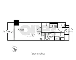 グランルクレ新栄ウエスト(旧ロイジェント新栄Ⅲ)【3階】の間取り