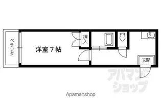 セカンドコンフォート【403号室】の間取り