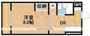 ハイツ菅沼【1階】の間取り