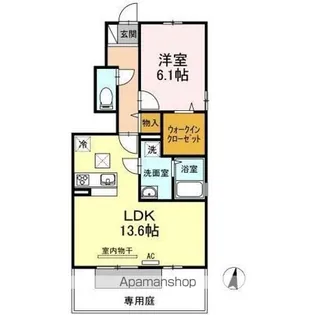 クローリス林町【1階】の間取り