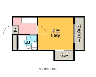 オーベルジュⅡ【203号室】の間取り