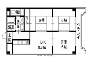 さんはいつ21【2階】の間取り