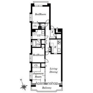 LEO拾八番館【5階】の間取り